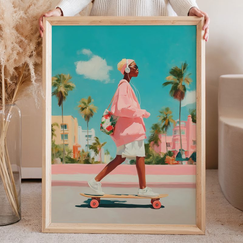 Casa Loulou poster on a wall